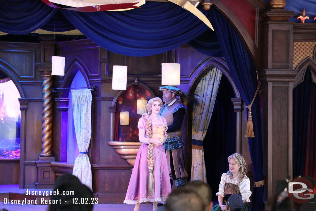 Tangled was being performed in the Royal Theatre