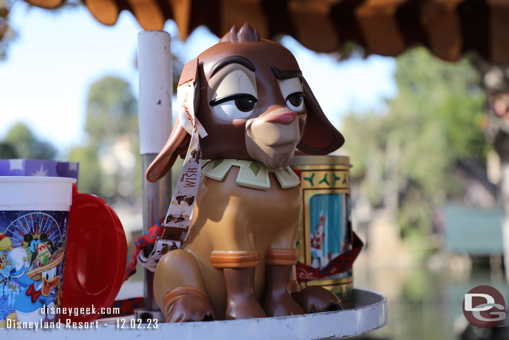 Plenty of Wish popcorn buckets throughout the park. I did not see any more of the Mickey Toy Soldier ones though.