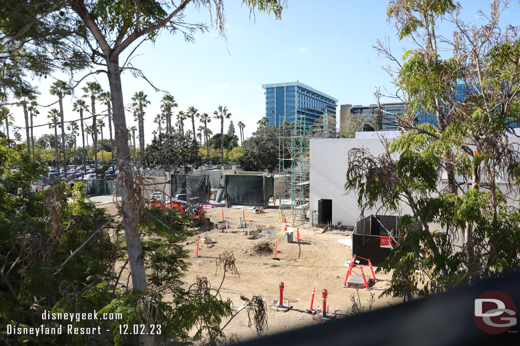 A check of the Downtown Disney projects.  Some work in the far corner going on.