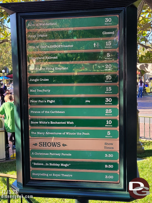 2:08 - More Disneyland wait times