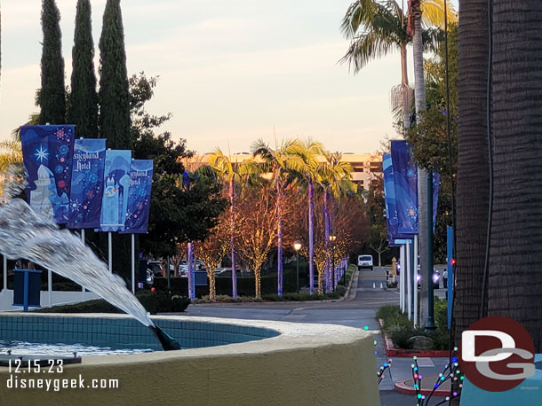 The Disneyland Hotel Driveway