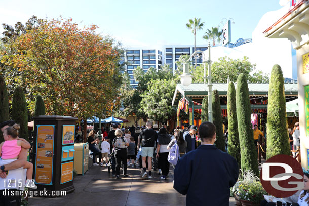 Paradise Gardens Park was crowded this afternoon