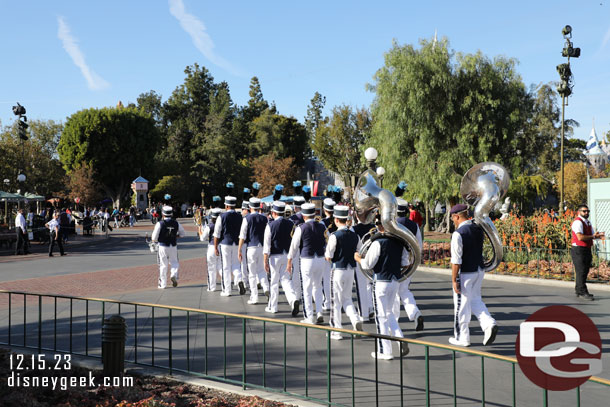 The Disneyland Band on the move...