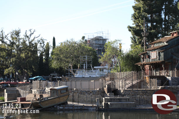 The Mark Twain Riverboat is sstill being renovated