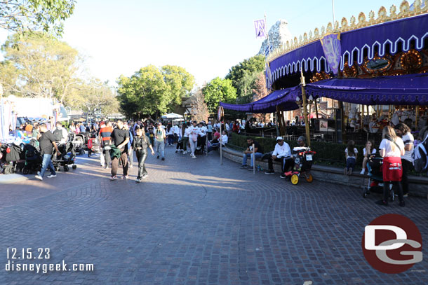 A little open space in Fantasyland this afternoon.