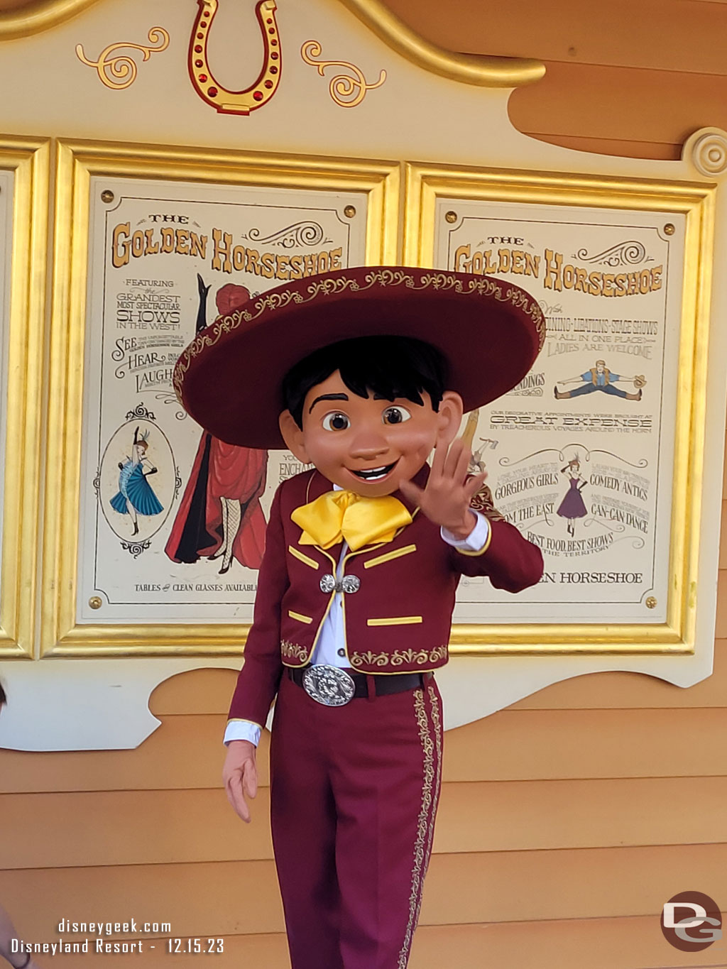 Miguel was out near the Golden Horseshoe this afternoon.