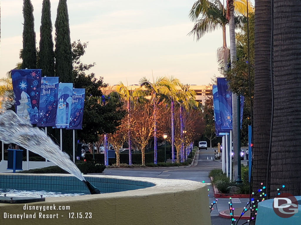 The Disneyland Hotel Driveway