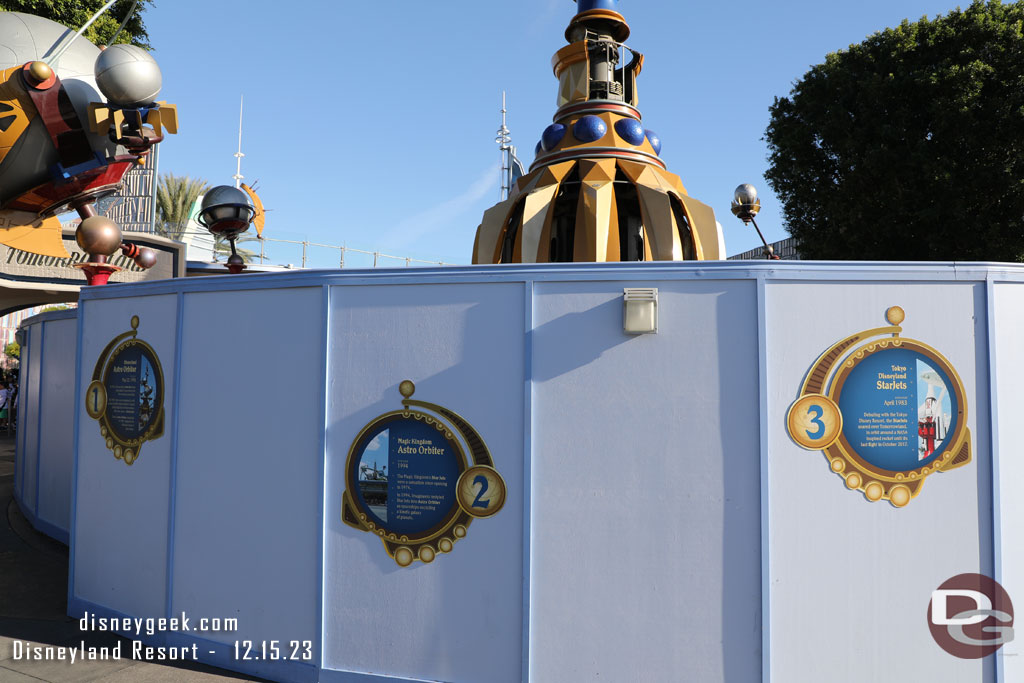 The Magic Kingdom Astro Orbiter sign has returned.