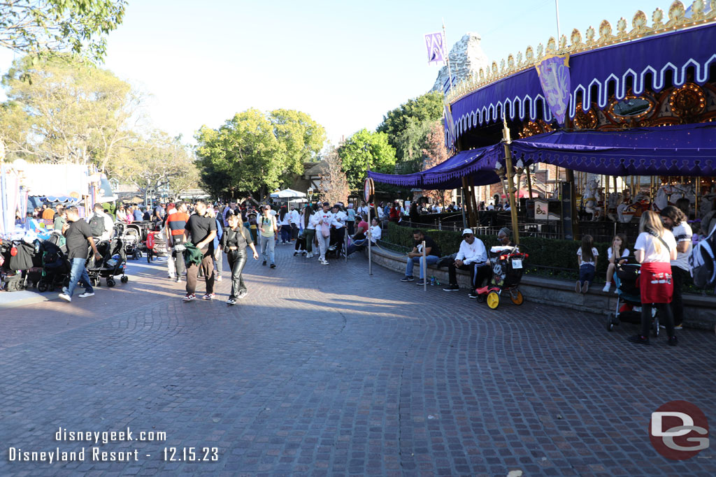 A little open space in Fantasyland this afternoon.