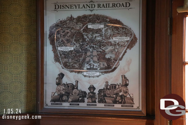 The board shows three trains this afternoon and the one I am waiting for just left Toontown.