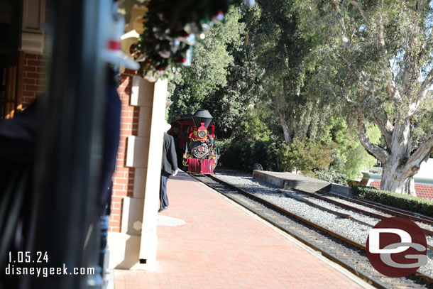 1:35pm - My train arriving.