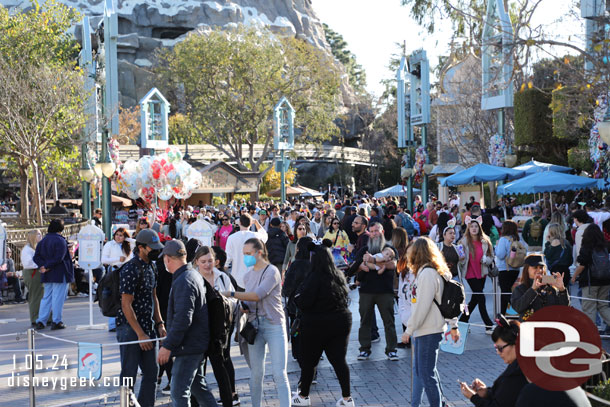 There were still a lot of guests moving around when we exited.