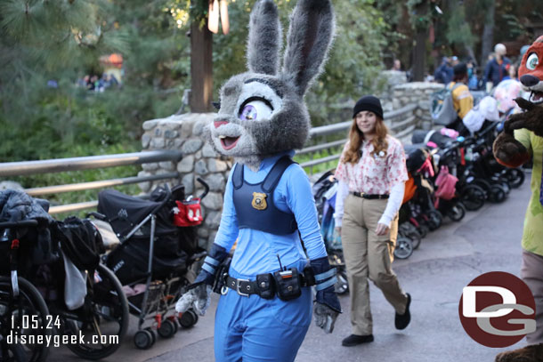 Crossed paths with Judy making her way to the location