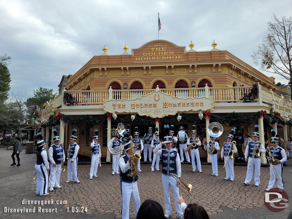 The Disneyland Band in Frontierland