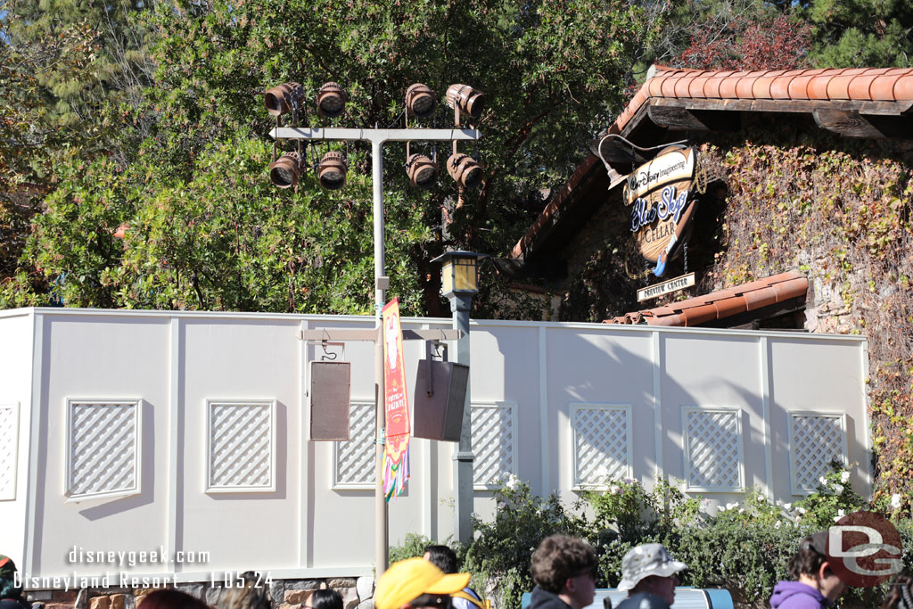 No visible progress on the DVC project at the former Blue Sky Cellar