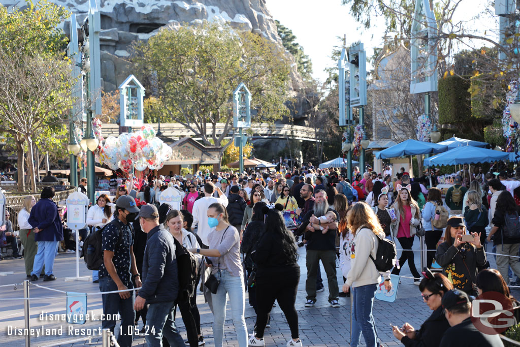 There were still a lot of guests moving around when we exited.