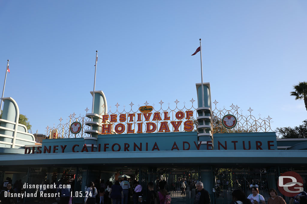 Returning to Disney California Adventure