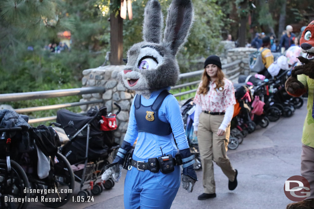 Crossed paths with Judy making her way to the location