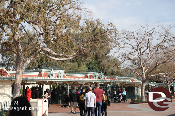 All signs of Christmas are gone and the parks are between seasons right now.