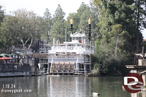 The Mark Twain Riverboat renovation continues