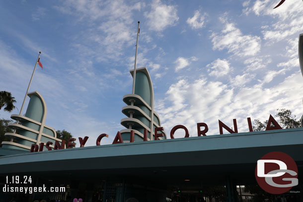 3:30pm - Arriving at Disney California Adventure