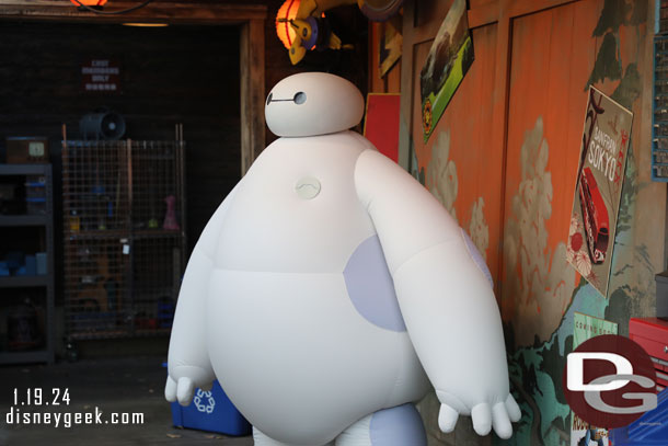 Baymax greeting guests