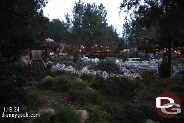 Grizzly River Run is closed for its annual renovation work.