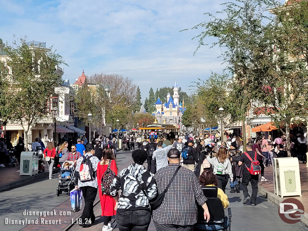 Main Street USA this afternoon