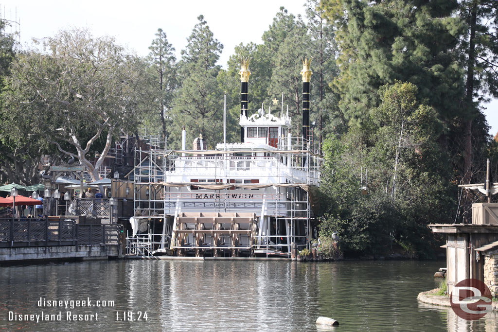 The Mark Twain Riverboat renovation continues