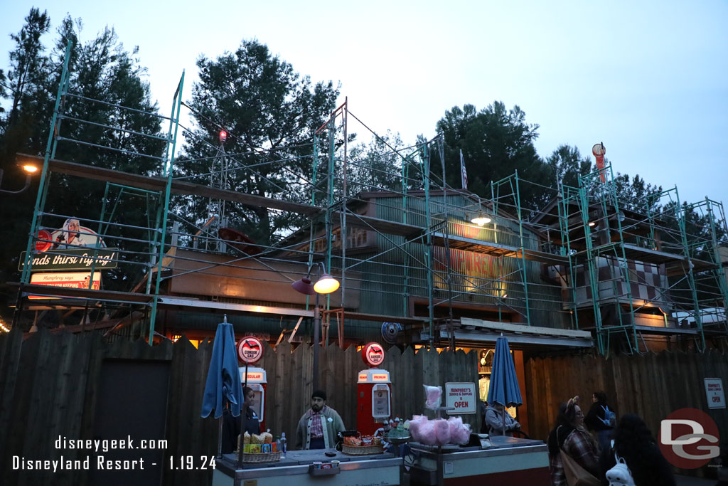 Grizzly Peak Airfield renovation work is underway.  The store and restrooms are still available.