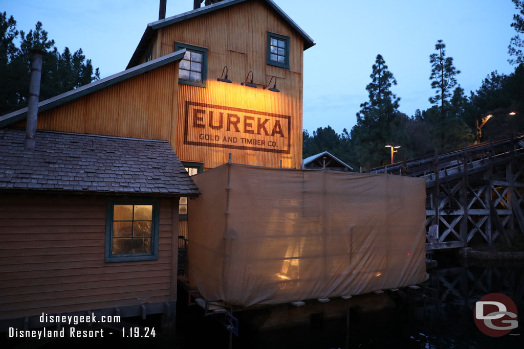 The water wheel is currently gone