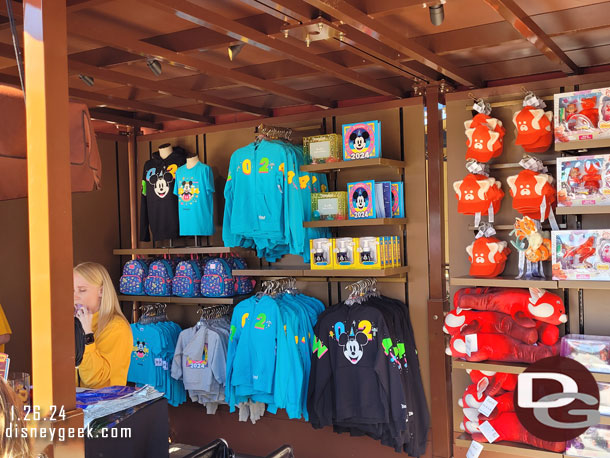 One section has generic 2024 merchandise.