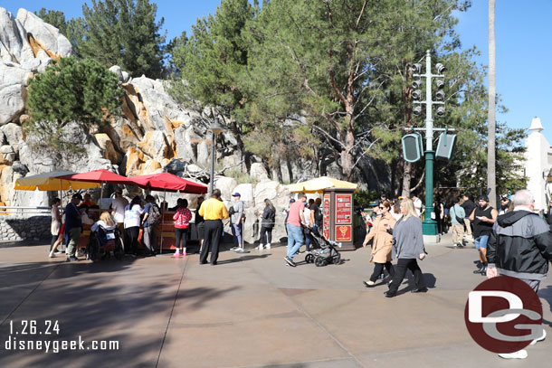 The queue to purchase the sip and savor passes which are $46 ($43 with Magic Key discount).