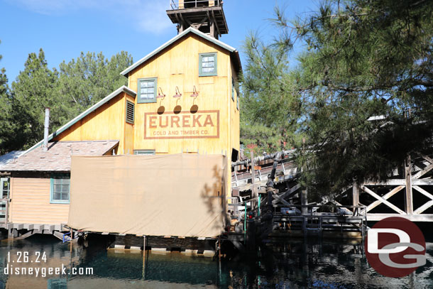 The Grizzly River Run annual renovation is ongoing.