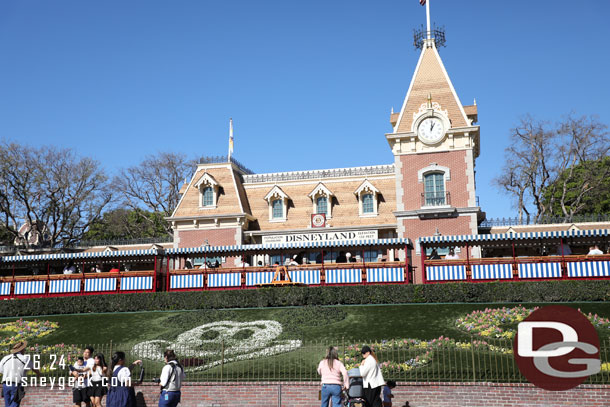 1:02pm - Arriving at Disneyland