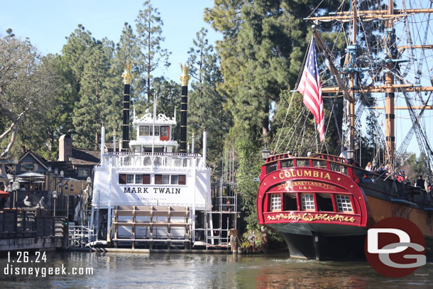 The Mark Twain Riverboat renovation continues