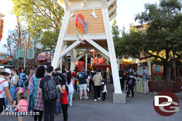 The return queue was backed up at Goofy's