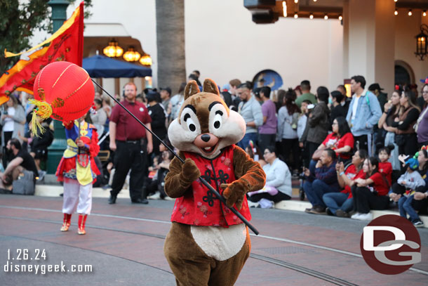 Chip in Mulan's Lunar New Year Procession