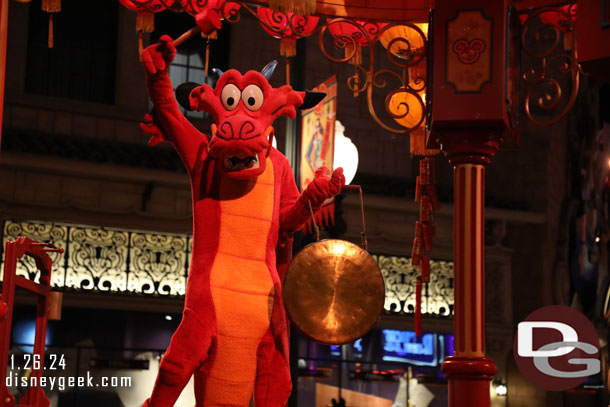 Mushu in Mulan's Lunar New Year Procession