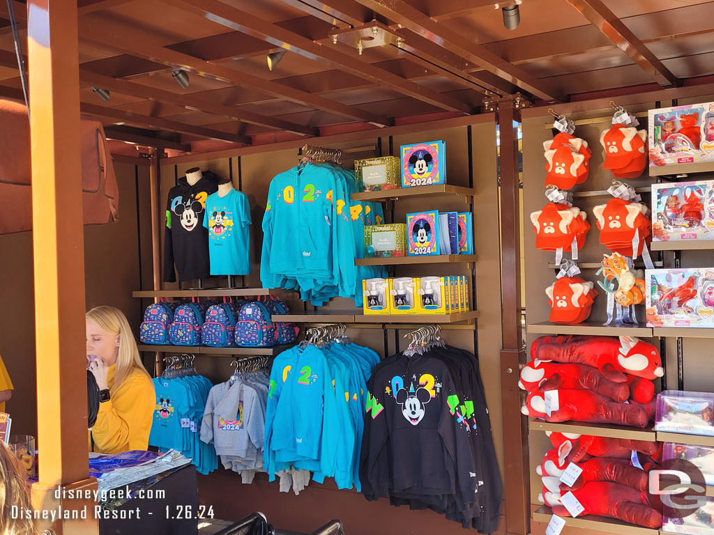 One section has generic 2024 merchandise.