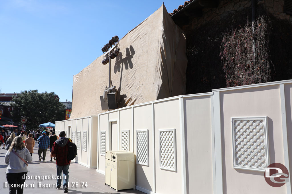 No visible progress on the Blue Sky Cellar