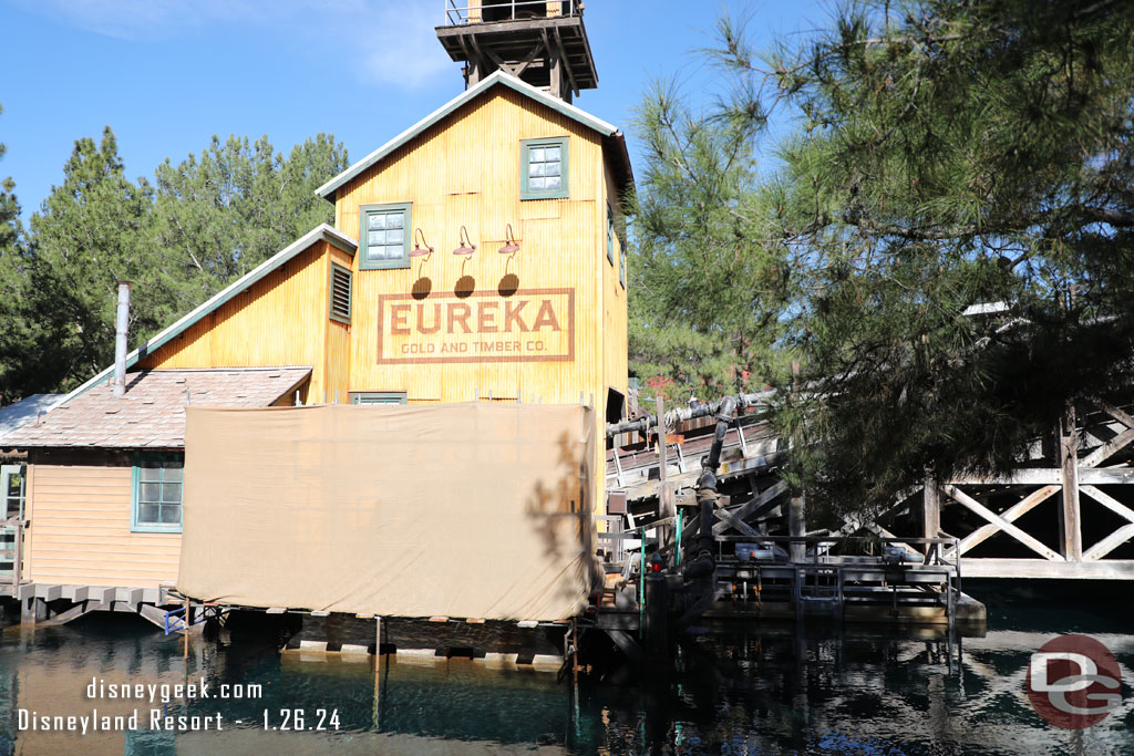 The Grizzly River Run annual renovation is ongoing.