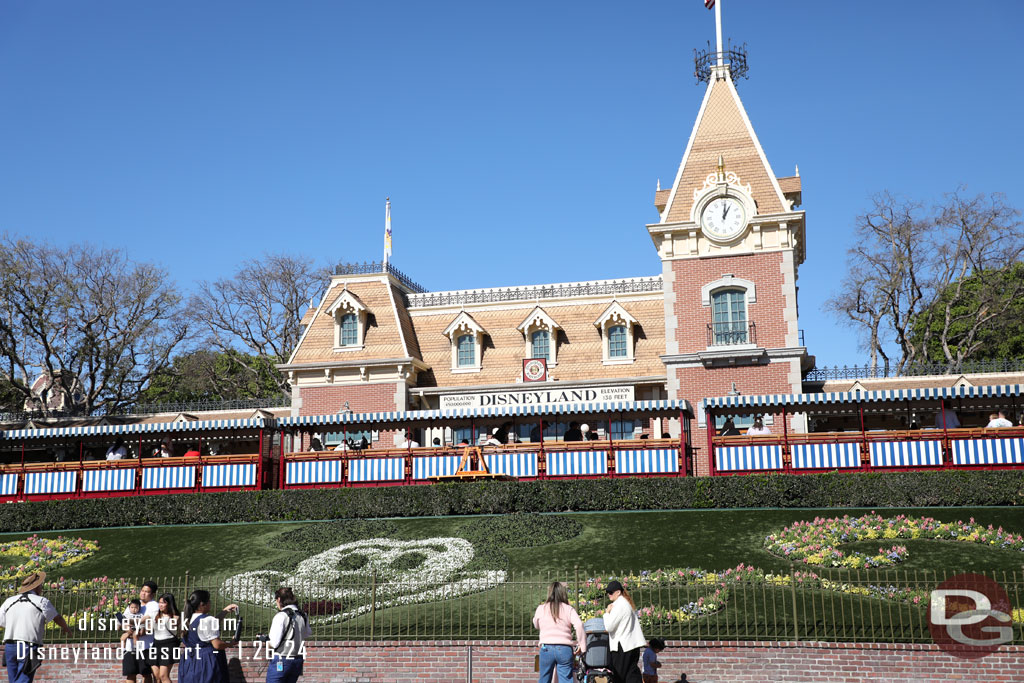 1:02pm - Arriving at Disneyland