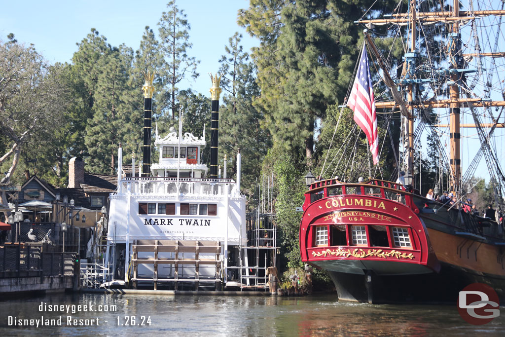 The Mark Twain Riverboat renovation continues