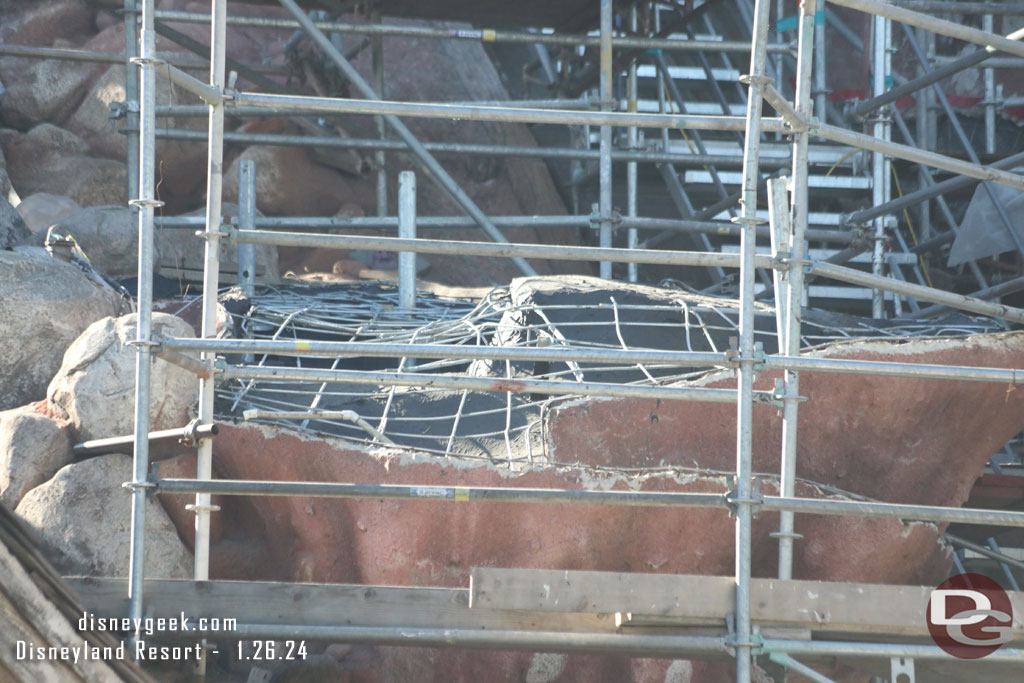 Still a number of areas with exposed rebar waiting for concrete