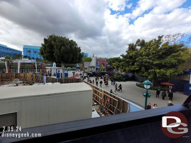 The concrete project walls have not shifted since my last visit.