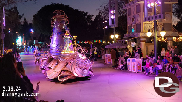 Mickey Mouse  in the Magic Happens Parade