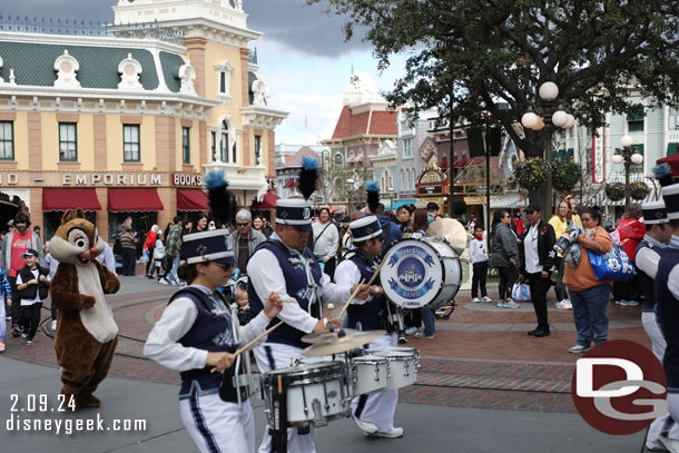 The Disneyland Band arriving at the same time I did.