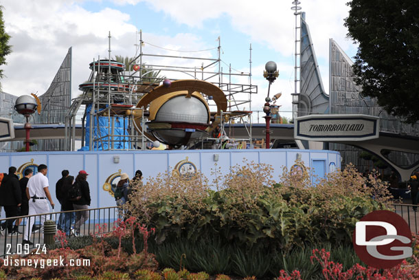 The Astro Orbitor is starting to be re-assembled