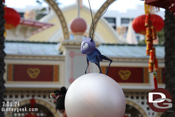 Cri-Kee  in Mulan's Lunar New Year Procession